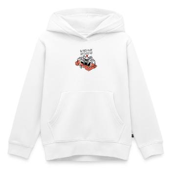 ICH HABE NUR AUGEN FÜR DICH! (Spinne) - Kinder Premium Organic Hoodie - Weiß - Vorne - AI Model Kid Female (0cm)