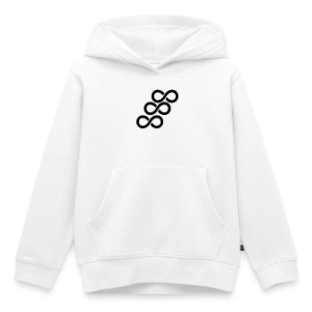 Unendlichkeit - Kinder Premium Organic Hoodie - Weiß - Vorne - AI Model Kid Female (0cm)