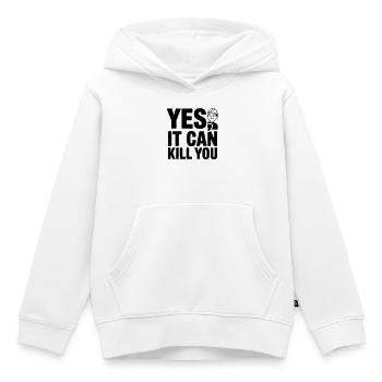 Industrie-Elektriker lustiger Spruch Elektrik - Kinder Premium Organic Hoodie - Weiß - Vorne - AI Model Kid Female (0cm)