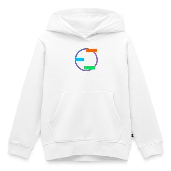 Geometric Balance - Kinder Premium Organic Hoodie - Weiß - Vorne - AI Model Kid Female (0cm)