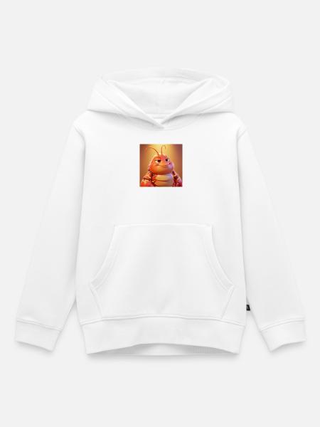 Test - Kinder Premium Organic Hoodie - Weiß