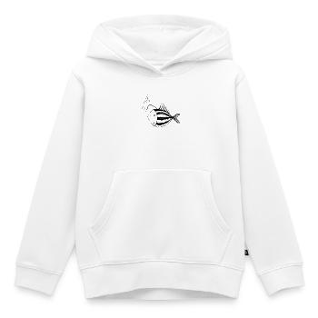 Fisch Lampe - Kinder Premium Organic Hoodie - Weiß - Vorne - AI Model Kid Female (0cm)