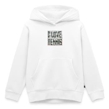 I LOVE TENNIS, Scoreboard, Geschenkidee Shirt - Kinder Premium Organic Hoodie - Weiß - Vorne - AI Model Kid Female (0cm)