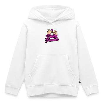 Pinky Promise Heart Promise Word of Honor Shirt - Kids Premium Organic Hoodie - white - Front - AI Model Kid Female (0cm)