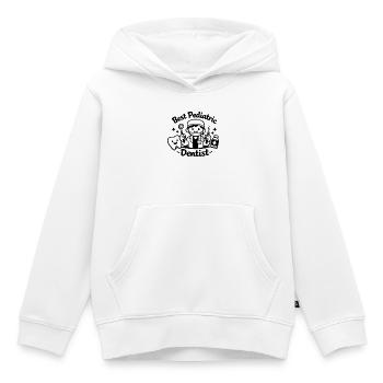 Bester Kinderzahnarzt - Kinder Premium Organic Hoodie - Weiß - Vorne - AI Model Kid Female (0cm)