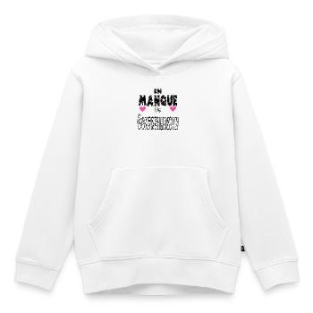 En Manque de Compréhension - Sweat Premium à capuche enfant bio - blanc - Devant - AI Model Kid Female (0cm)