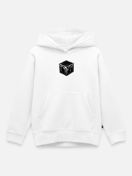 Kalt - Kinder Premium Organic Hoodie - Weiß