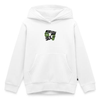 six sept - Sweat Premium à capuche enfant bio - blanc - Devant - AI Model Kid Female (0cm)