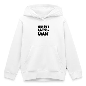 Obst - Kinder Premium Organic Hoodie - Weiß - Vorne - AI Model Kid Female (0cm)