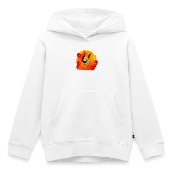 Stern-Sucher Greif - Kinder Premium Organic Hoodie - Weiß - Vorne - AI Model Kid Female (0cm)