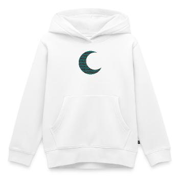 Mondsichel mit persischem rankenmuster - Kinder Premium Organic Hoodie - Weiß - Vorne - AI Model Kid Female (0cm)