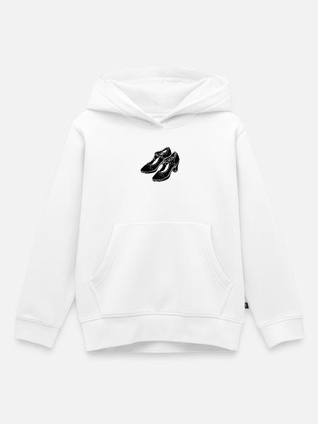 Tanzschuhe - Kinder Premium Organic Hoodie - Weiß