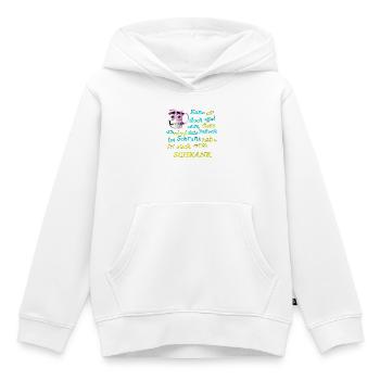 Alle Tassen im Schrank Funny Spruch - Kinder Premium Organic Hoodie - Weiß - Vorne - AI Model Kid Female (0cm)