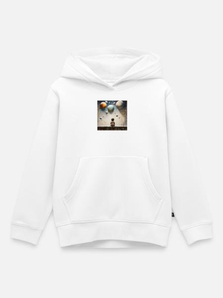 Planetengärten der Kindheit - Kinder Premium Organic Hoodie - Weiß