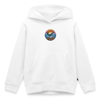 Hope/ Timmy der Wal in der Ostsee - Kinder Premium Organic Hoodie - Weiß - Vorne - AI Model Kid Female (0cm)