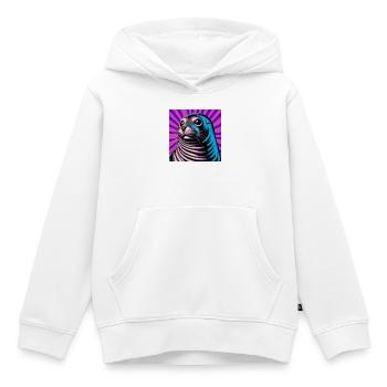 Siegel - Kinder Premium Organic Hoodie - Weiß - Vorne - AI Model Kid Female (0cm)