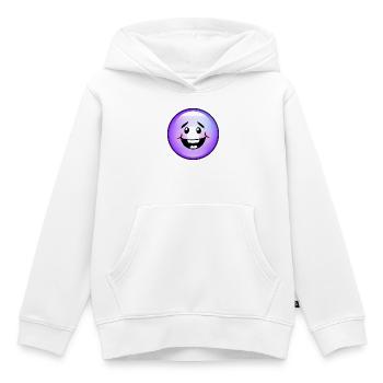 Niedliche Lila Blase - Kinder Premium Organic Hoodie - Weiß - Vorne - AI Model Kid Female (0cm)