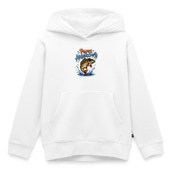 Papas Angelexperte - Kinder Premium Organic Hoodie - Weiß - Vorne - AI Model Kid Female (0cm)