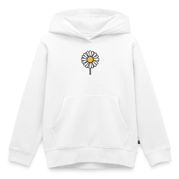 Gänseblümchen - Kinder Premium Organic Hoodie - Weiß - Vorne - AI Model Kid Female (0cm)