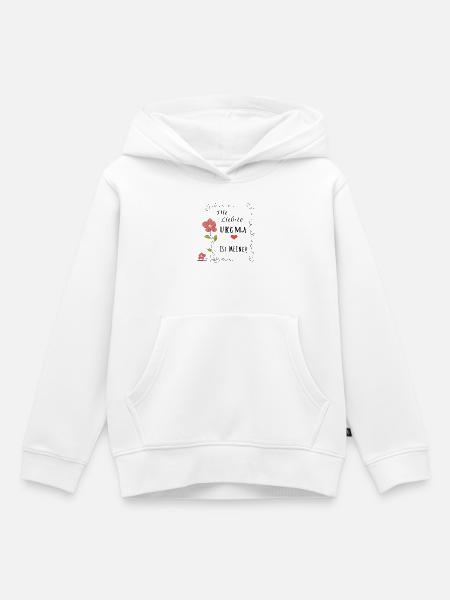 Uroma - Kinder Premium Organic Hoodie - Weiß