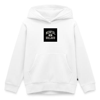 Mental IM urlaub - Kinder Premium Organic Hoodie - Weiß - Vorne - AI Model Kid Female (0cm)