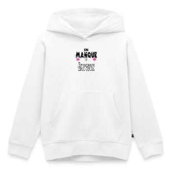 Bedürftig nach Emotionen - Kinder Premium Organic Hoodie - Weiß - Vorne - AI Model Kid Female (0cm)