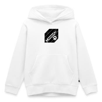 Seringue - Sweat Premium à capuche enfant bio - blanc - Devant - AI Model Kid Female (0cm)