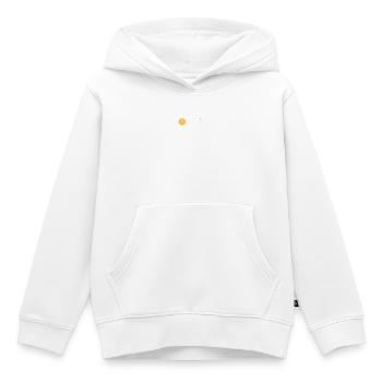 Citrus Orbit Print - Sweat Premium à capuche enfant bio - blanc - Devant - AI Model Kid Female (0cm)