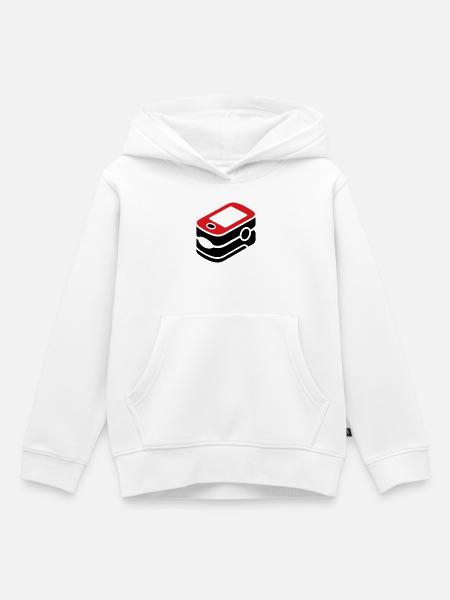 Pulsoximeter Sauerstoff Medizin - Kinder Premium Organic Hoodie - Weiß