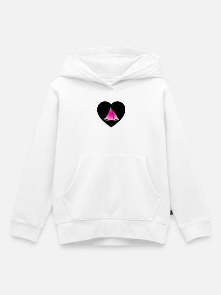 Segeln - Kinder Premium Organic Hoodie - Weiß