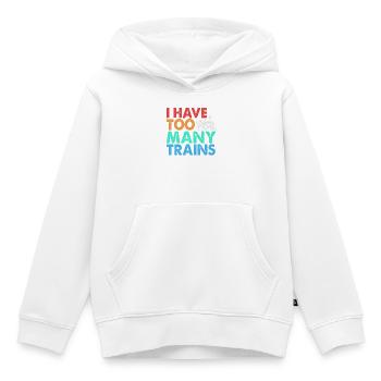 Maquettisme ferroviaire Fabricant de maquettes - Sweat Premium à capuche enfant bio - blanc - Devant - AI Model Kid Female (0cm)