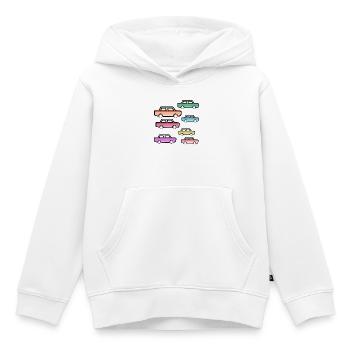 Automobiles - Sweat Premium à capuche enfant bio - blanc - Devant - AI Model Kid Female (0cm)