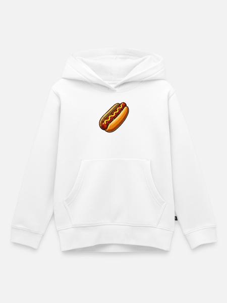 sandwich - Kinder Premium Organic Hoodie - Weiß