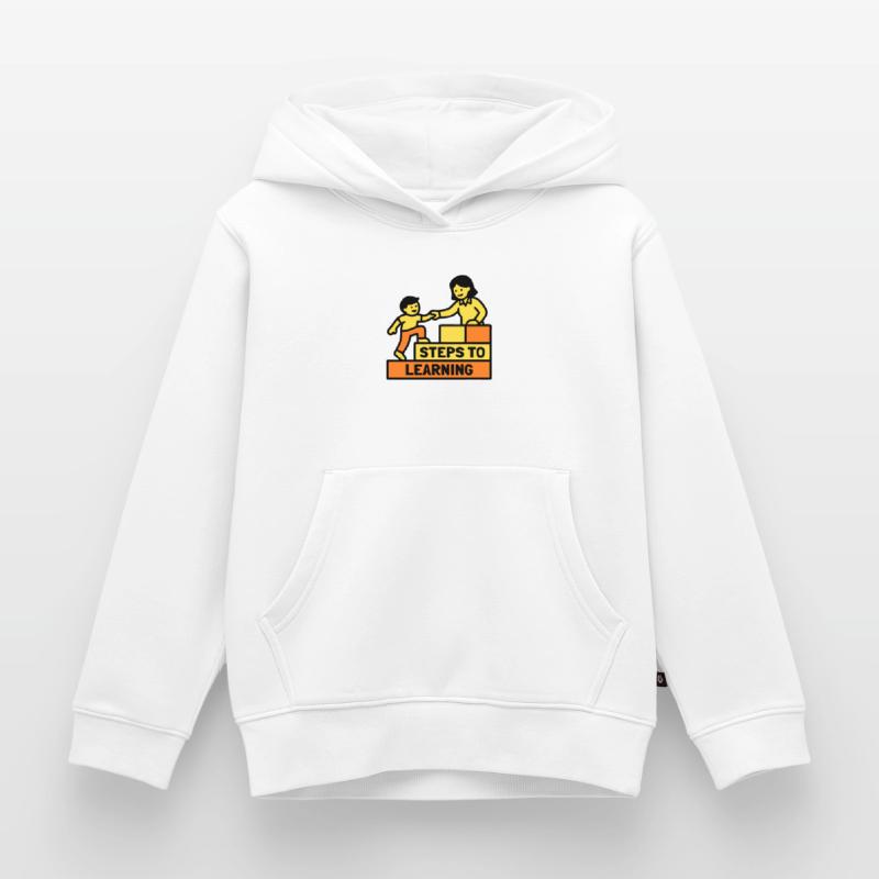 Steps to Learning School Logo Kids Premium Organic Hoodie