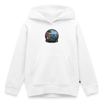 Urlaub auf Capri Italien Mittelmeer Urlaubsziel - Kinder Premium Organic Hoodie - Weiß - Vorne - AI Model Kid Female (0cm)