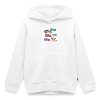 Automobiles - Sweat Premium à capuche enfant bio - blanc - Devant - AI Model Kid Female (0cm)