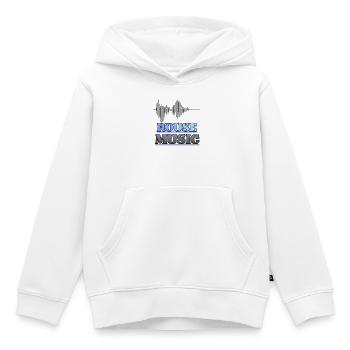 House - Kinder Premium Organic Hoodie - Weiß - Vorne - AI Model Kid Female (0cm)
