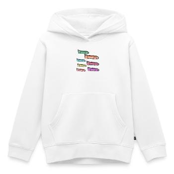 Automobiles - Sweat Premium à capuche enfant bio - blanc - Devant - AI Model Kid Female (0cm)