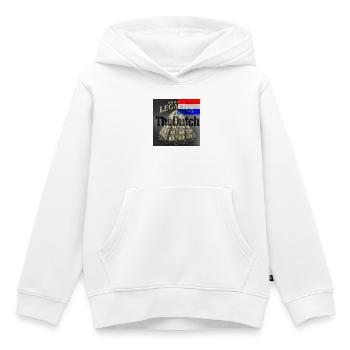 Pyramide Legacy : Concentration et Liberté - Sweat Premium à capuche enfant bio - blanc - Devant - AI Model Kid Female (0cm)
