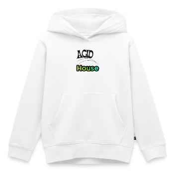 Acid House - Sweat Premium à capuche enfant bio - blanc - Devant - AI Model Kid Female (0cm)
