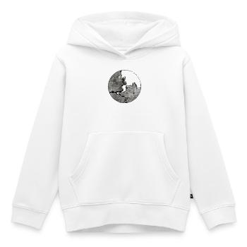 Sacred Fragment – Ancient Wabi Sabi Relic - Kids Premium Organic Hoodie - white - Front - AI Model Kid Female (0cm)
