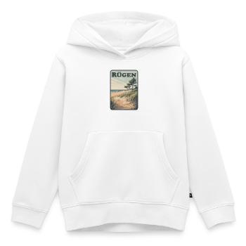 Rügen - Kinder Premium Organic Hoodie - Weiß - Vorne - AI Model Kid Female (0cm)