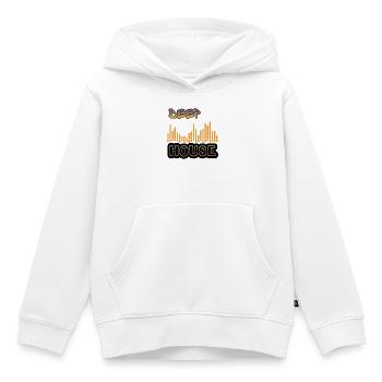 Maison profonde. - Sweat Premium à capuche enfant bio - blanc - Devant - AI Model Kid Female (0cm)