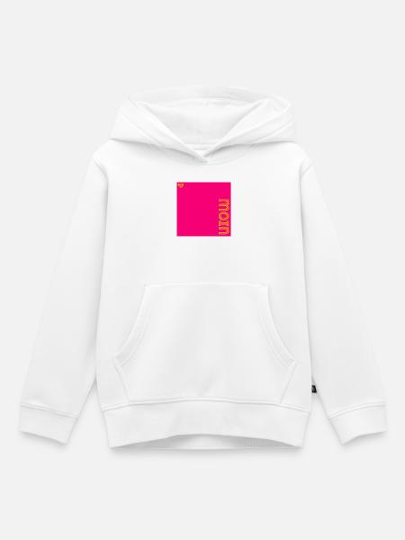 HAMBURG MOIN HERZ - Kinder Premium Organic Hoodie - Weiß
