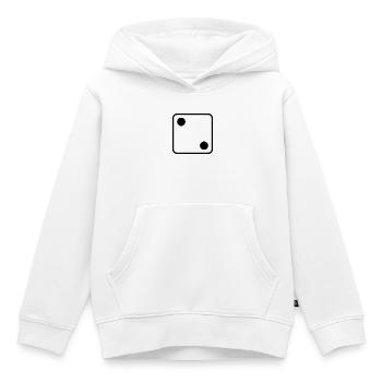 Says - Kids Premium Organic Hoodie - white - Front - AI Model Kid Female (0cm)