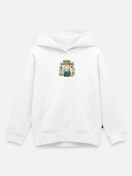 Ideenmaschine Cartoon - Kinder Premium Organic Hoodie - Weiß