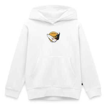 Lower Trestles San Clemente California Retro Surf - Kids Premium Organic Hoodie - white - Front - AI Model Kid Female (0cm)