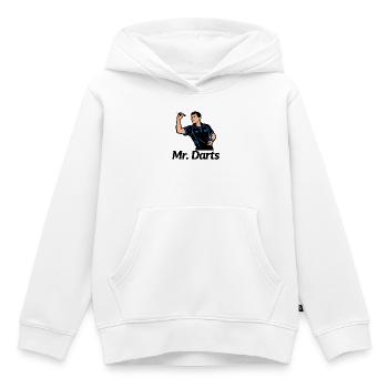 Darter darts darts - Kids Premium Organic Hoodie - white - Front - AI Model Kid Female (0cm)