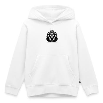Gorilla - Kinder Premium Organic Hoodie - Weiß - Vorne - AI Model Kid Female (0cm)