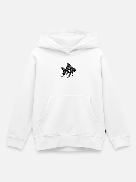 Goldfische - Kinder Premium Organic Hoodie - Weiß